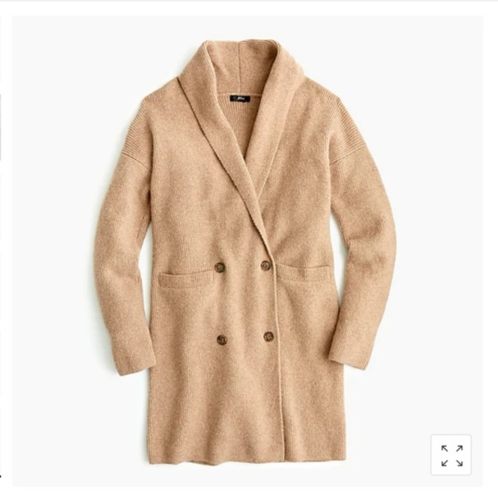 J. Crew: Double-breasted Cardigan Coat - Supersoft